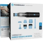 جارو شارژی چندکاره پاورولوژی مدل Turbovac با طراحی ایستاده و بدنه مدرن