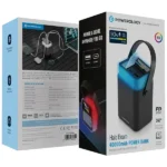 پاوربانک پاورولوژی مدل Halo Beam 40000mAh با طراحی شیک و نمایشگر LED درصد شارژ