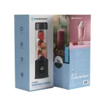 مخلوط کن و جویسر پرتابل پاورولوژی Powerology New 6-Blade Portable Juicer 450mL 126W PN6BPJBK مشکی