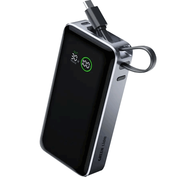پاوربانک ظرفیت ۱0000 میلی آمپر ساعت گرین لاین Green Lion Madrid 10 Power Bank PD 35W