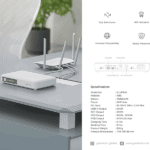 پاوربانک ظرفیت ۱0000 میلی آمپر ساعت گرین لاین Green Lion Mini DC UPS Multifunction Network