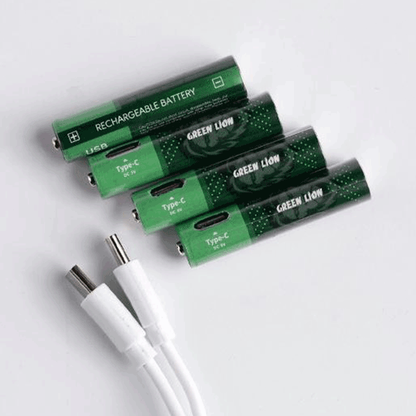 پک چهارتایی باتری قلمی قابل شارژ گرین لاین AA 1.6V Alkaline Battery