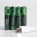 پک چهارتایی باتری قلمی قابل شارژ گرین لاین AA 1.6V Alkaline Battery