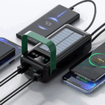 پاوربانک خورشیدی ظرفیت 50000 میلی آمپر ساعت گرین لاین Solar Max