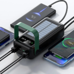 پاوربانک خورشیدی ظرفیت 80000 میلی آمپر ساعت گرین لاین Solar Max
