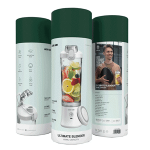 مخلوط کن و جویسر پرتابل گرین لاین Green Lion Ultimate Blender 600mL Capacity – سفید