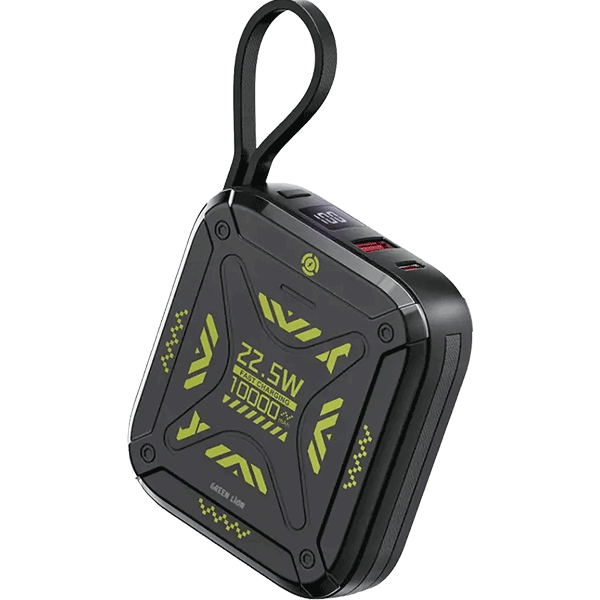 پاوربانک ظرفیت ۱0000 میلی آمپر ساعت گرین لاین Green Lion Xtreme ۱0 Power Bank PD 22.5W
