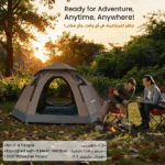 چادر کمپینگ چهار نفره پرودو Porodo Lifestyle Easy Pop-Up Automatic Camping Tent