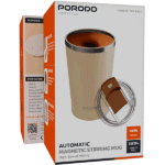 مخلوط کن و جویسر پرتابل پرودو Porodo Lifestyle Automatic Magnetic Stirring Mug PDSSMHQ168