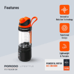 مخلوط کن و جویسر پرتابل پرودو Porodo Lifestyle Dual Spin Clockwise Reverse Portable Blender PD-PBLNDR
