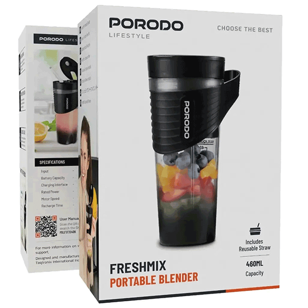 مخلوط کن و جویسر پرتابل پرودو Porodo Lifestyle Freshmix Portable Blender
