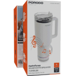 ماگ هوشمند و اسپیکر بلوتوثی پرودو Porodo Lifestyle HydroTunes Bluetooth Speaker Tumbler PDLFSTBT