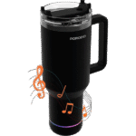 ماگ هوشمند و اسپیکر بلوتوثی پرودو Porodo Lifestyle HydroTunes Bluetooth Speaker Tumbler PDLFSTBT