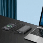پاوربانک ۱۰۰۰۰ میلی‌آمپر پاورلوژی مدل Retractable Cable