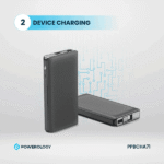 پاوربانک ۱۰۰۰۰ میلی‌آمپر پاورلوژی مدل Retractable Cable