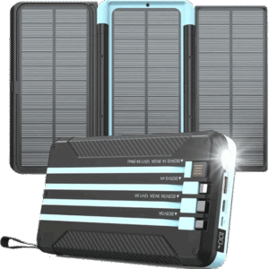 پاوربانک خورشیدی 16000 میلی آمپر پاورلوژی Solar Multi-Cable
