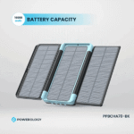 پاوربانک خورشیدی 16000 میلی آمپر پاورلوژی Solar Multi-Cable