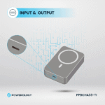 پاوربانک ۲۰۰۰۰ میلی‌آمپر پاورلوژی مدل MagSafe 20W PD