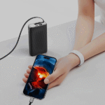 پاوربانک ۲۰۰۰۰ میلی‌آمپر پاورلوژی مدل Retractable Cable