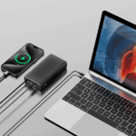 پاوربانک ۲۰۰۰۰ میلی‌آمپر پاورلوژی مدل Retractable Cable