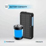 پاوربانک خورشیدی ۲۰۰۰۰ میلی آمپر پاورلوژی Solar Wireless Charging