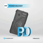 پاوربانک خورشیدی ۲۰۰۰۰ میلی آمپر پاورلوژی Solar Wireless Charging