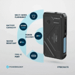 پاوربانک خورشیدی ۲۰۰۰۰ میلی آمپر پاورلوژی Solar Wireless Charging
