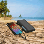 پاوربانک خورشیدی ۲۰۰۰۰ میلی آمپر پاورلوژی Solar Wireless Charging