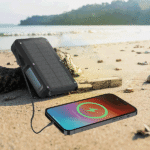 پاوربانک خورشیدی ۲۷۰۰۰ میلیآمپر پاورلوژی Solar Wireless Charging