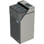 پاوربانک ۵۰۰۰۰ میلی‌آمپر پاورلوژی مدل 65W 3×PD USB