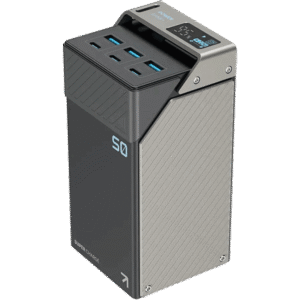 پاوربانک ۵۰۰۰۰ میلیآمپر پاورلوژی مدل 65W 3×PD USB