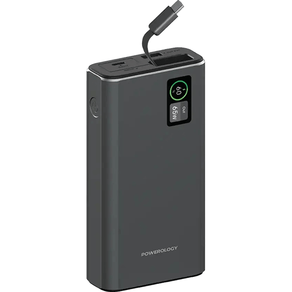 پاوربانک 20۰۰۰ میلی‌آمپر پاورلوژی مدل Aluminum PowerBank