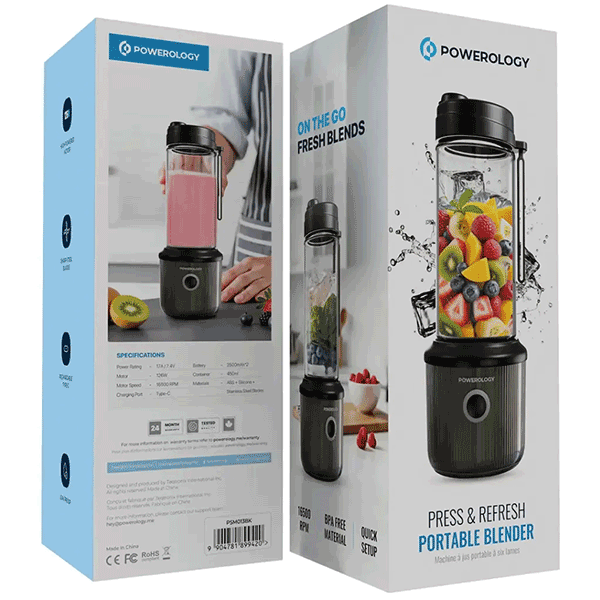مخلوط کن و جویسر پرتابل پاورلوژی Powerology Press Refresh Portable Blender PSM013