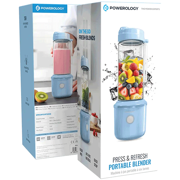 مخلوط کن و جویسر پرتابل پاورلوژی Powerology Press Refresh Portable Blender PSM013