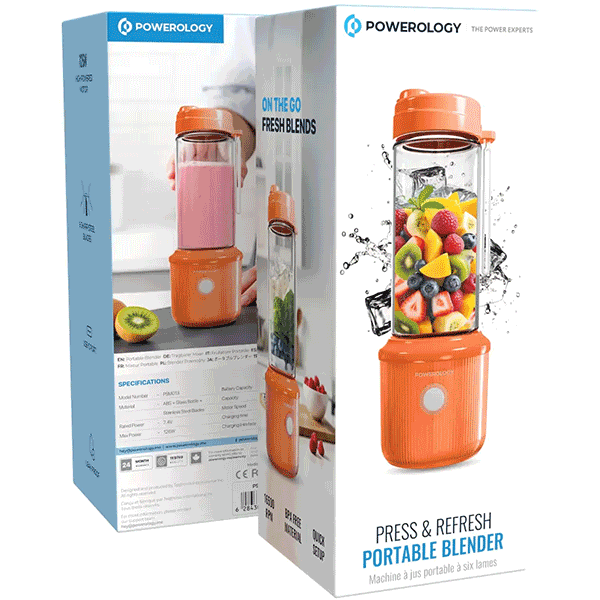 مخلوط کن و جویسر پرتابل پاورلوژی Powerology Press Refresh Portable Blender PSM013