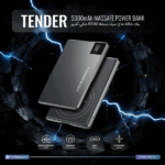 پاوربانک ۵۰۰۰ میلیآمپر پاورلوژی Tender MagSafe Slim PowerBank