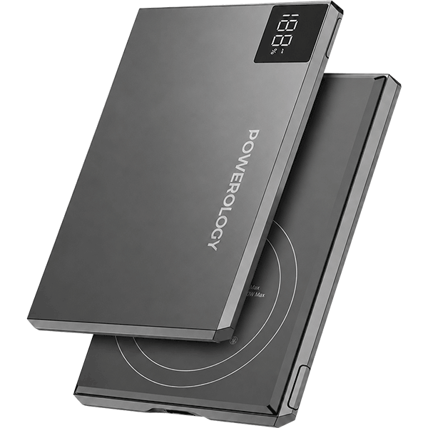 پاوربانک ۵۰۰۰ میلی‌آمپر پاورلوژی Tender MagSafe Slim PowerBank