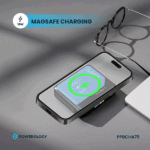 پاوربانک ۲۰۰۰۰ میلیآمپر پاورلوژی مدل Ultra Mini Magsafe
