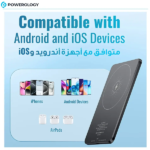 پاوربانک ۵۰۰۰ میلی‌آمپر پاورلوژی مدل Ultra-Thin MagSafe