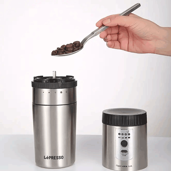 ماگ و قهوهساز لپرسو Portable Mug Burr Grinder