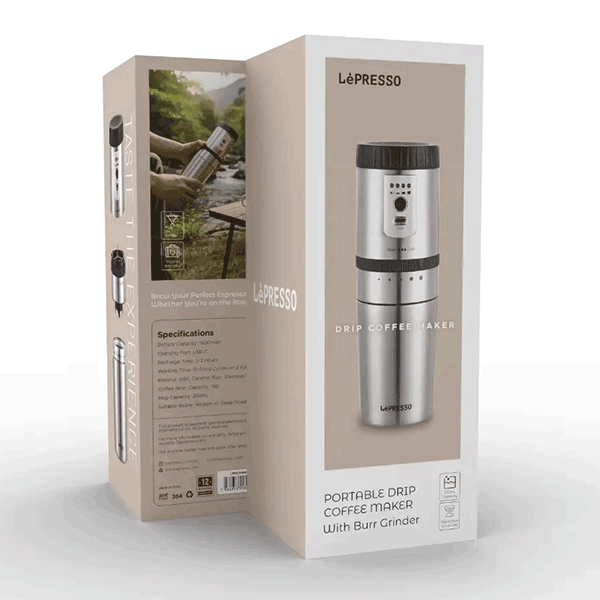 ماگ و قهوهساز لپرسو Portable Mug Burr Grinder