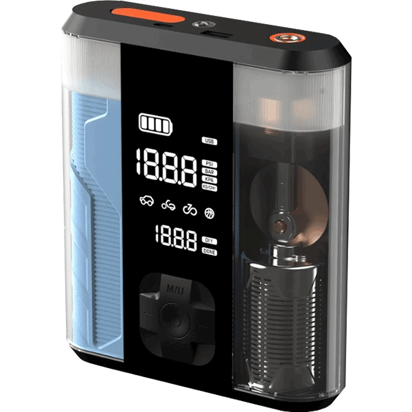 جامپ استارتر و پمپ باد خودرو پاورولوژی 8800mAh