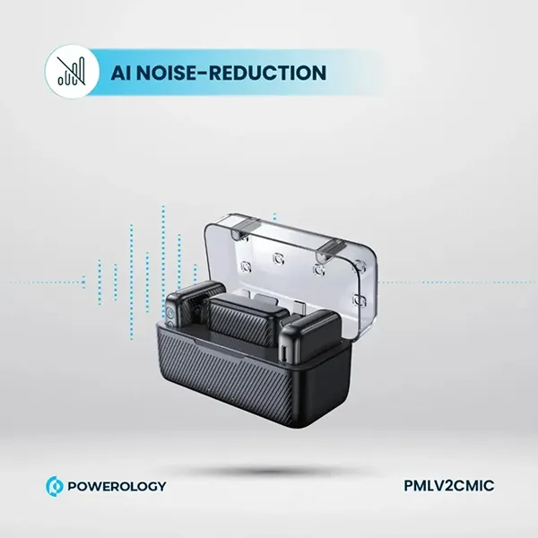 میکروفون بیسیم یقهای پاورلوژی Professional Set PMLV2CMIC