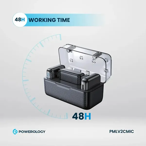 میکروفون بیسیم یقهای پاورلوژی Professional Set PMLV2CMIC