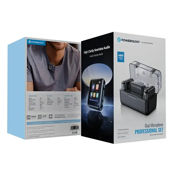 میکروفون بیسیم یقهای پاورلوژی Professional Set PMLV2CMIC