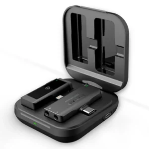 ست میکروفون تکی بی‌سیم پاورلوژی MFI Lavalier PWMICBK – مشکی